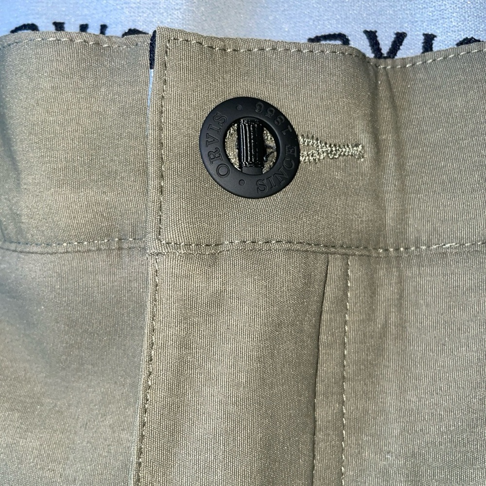 Orvis Mens Green Classic Collection Lightweight 5 Pocket Trek Pant 40x32 New NWT - Picture 9 of 11
